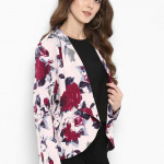 Floral Single Breasted Blazer