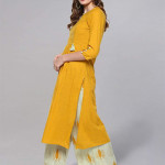 Mustard Kurta Set